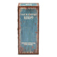 Alba Vintage Rustic French Inspired Blue Finished Wood 5-Drawer Accent Storage Cabinet FredCo