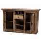 Albert Modern and Contemporary Farmhouse Rustic Finished Wood 2-Door Dining Room Sideboard Buffet FredCo