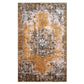 Aldrich Area Rug, Oriental Medallion Pattern, Distressed Finish, Non-Slip, Foam Backing FredCo