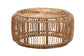Aliane Modern Bohemian Natural Brown Antique Rattan 4-Piece Living Room Set FredCo