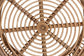 Aliane Modern Bohemian Natural Brown Antique Rattan 4-Piece Living Room Set FredCo