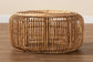 Aliane Modern Bohemian Natural Brown Antique Rattan Coffee Table FredCo