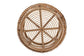 Aliane Modern Bohemian Natural Brown Antique Rattan Coffee Table FredCo