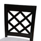 Alora Modern and Contemporary Grey Fabric Upholstered Espresso Brown Finished Wood Counter Stool (Set of 2) FredCo