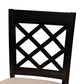 Alora Modern and Contemporary Sand Fabric Upholstered Espresso Brown Finished Wood Counter Stool (Set of 2) FredCo