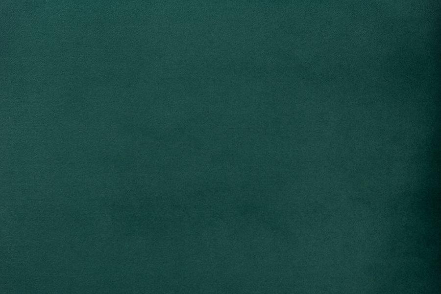 Alvis Mid-Century Modern Emerald Green Velvet Upholstered and Walnut Brown Finished Wood Dining Chair FredCo