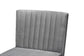 Alvis Mid-Century Modern Grey Velvet Upholstered and Walnut Brown Finished Wood Dining Chair FredCo