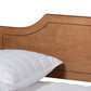 Alya Classic Traditional Farmhouse Walnut Brown Finished Wood Full Size Daybed FredCo