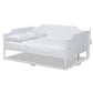Alya Classic Traditional Farmhouse White Finished Wood Full Size Daybed FredCo