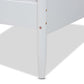 Alya Classic Traditional Farmhouse White Finished Wood Full Size Daybed FredCo