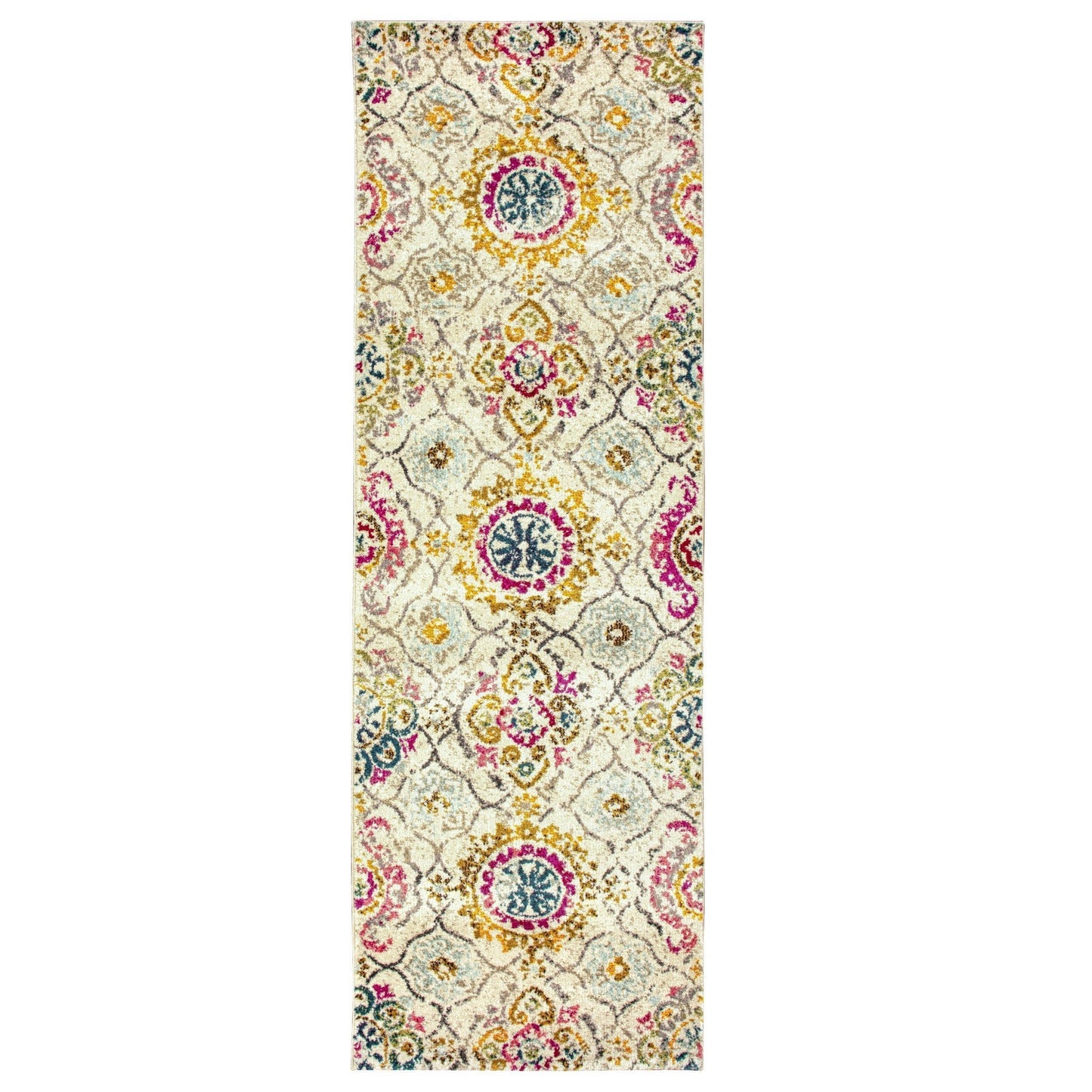 Alyzia Modern Floral Damask Rug FredCo
