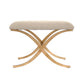 Amara Bench, Natural Linen FredCo