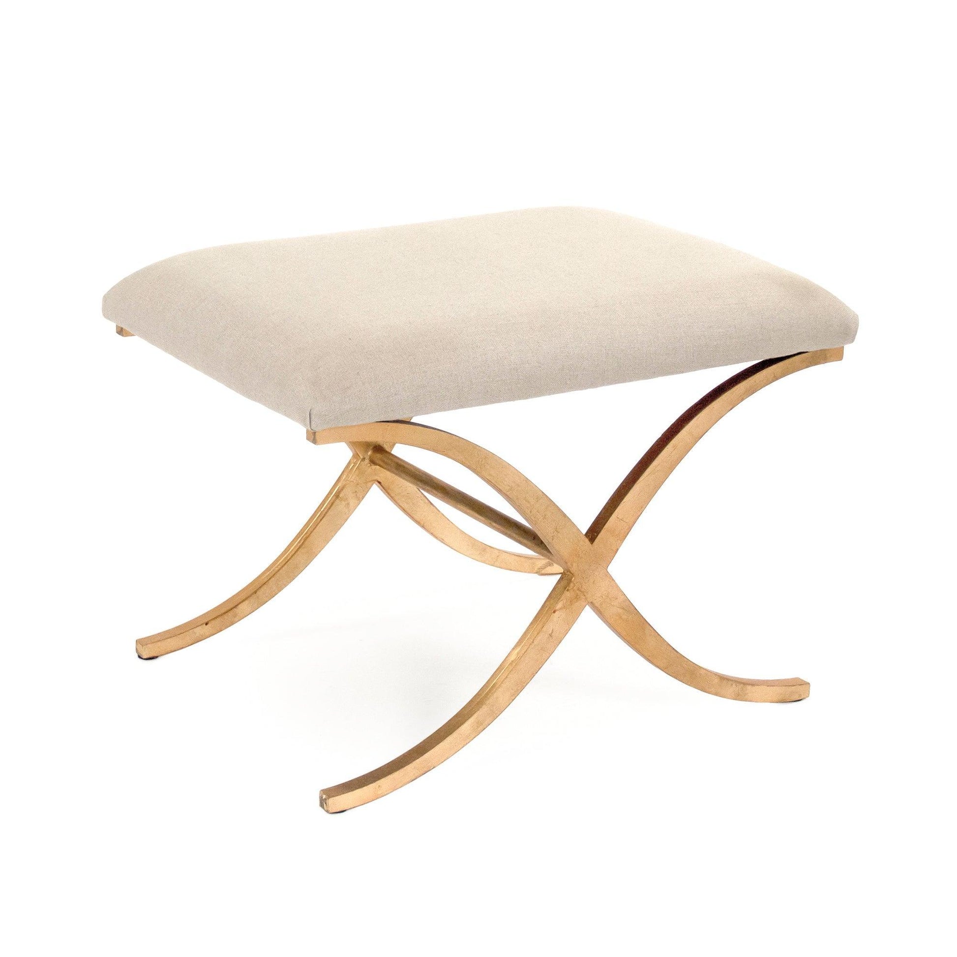 Amara Bench, Natural Linen FredCo