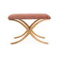 Amara Bench, Rose Velvet FredCo