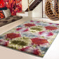 Amarsi Non-Slip Foldable Modern Abstract Trellis Rug FredCo