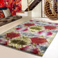 Amarsi Non-Slip Foldable Modern Abstract Trellis Rug FredCo