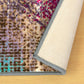 Amarsi Non-Slip Foldable Modern Abstract Trellis Rug FredCo