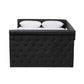 Amaya Modern and Contemporary Dark Grey Fabric Upholstered Queen Size Daybed FredCo