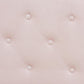 Amaya Modern and Contemporary Light Pink Velvet Fabric Upholstered Queen Size Daybed FredCo