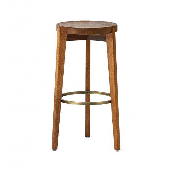 Ambrose Bar Stool Solid Wood CHMS018 26 Inches FredCo