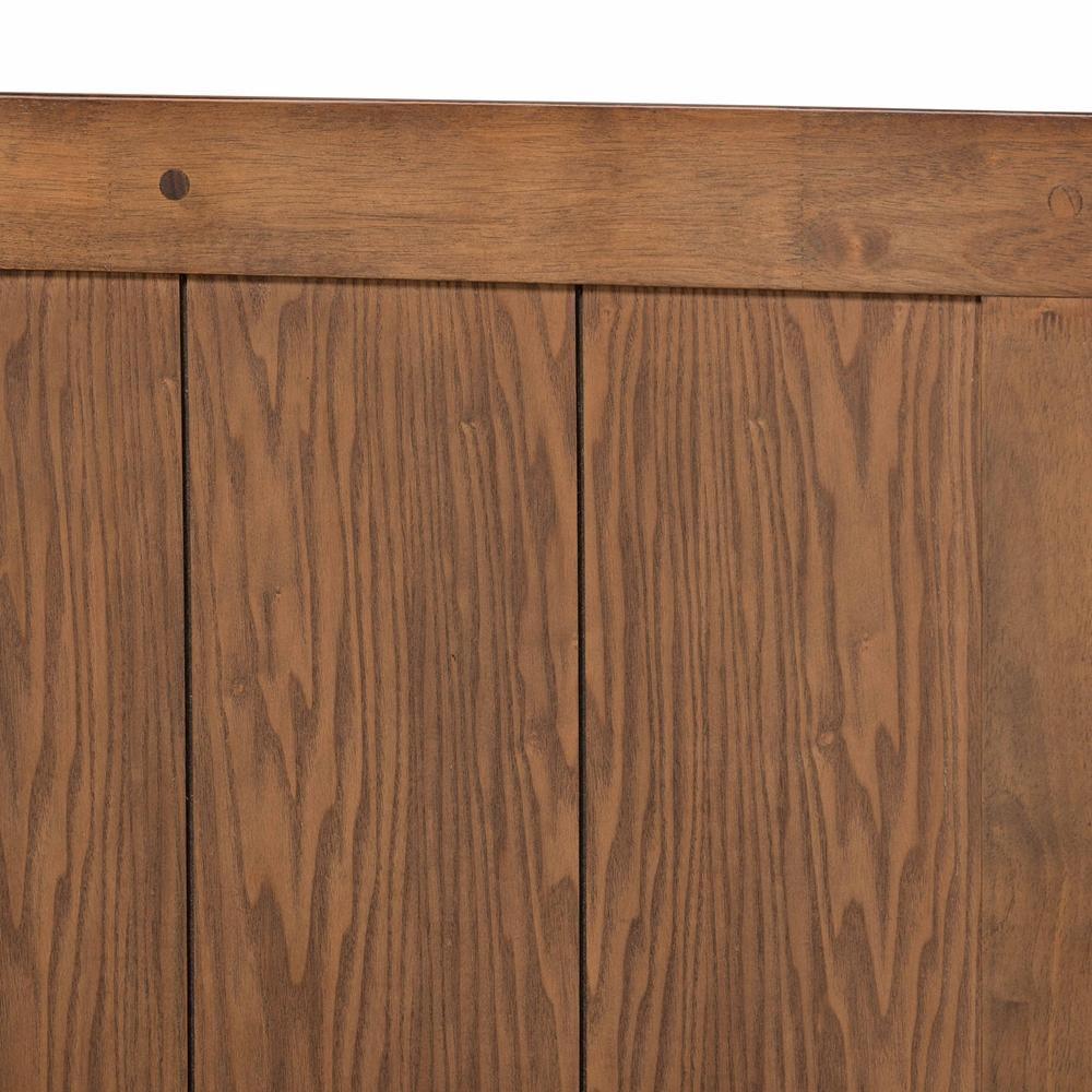 Amira Mid-Century Modern Transitional Ash Walnut Finished Wood Twin Size Platform Bed FredCo