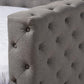 Anabella Modern and Contemporary Grey Fabric Upholstered Full Size Daybed with Trundle FredCo