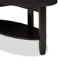 Ancelina Modern and Contemporary Wenge Brown Finished Coffee Table FredCo