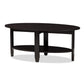 Ancelina Modern and Contemporary Wenge Brown Finished Coffee Table FredCo