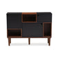 Anderson Mid-century Retro Modern Oak and Espresso Wood Sideboard Storage Cabinet FredCo
