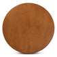Andi Modern and Contemporary Grey Fabric Upholstered and Walnut Brown Finished Wood 5-Piece Dining Set FredCo