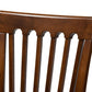 Andi Modern and Contemporary Grey Fabric Upholstered and Walnut Brown Finished Wood 5-Piece Dining Set FredCo