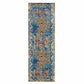Angeles Non-Slip Foldable Vintage Oriental Distressed Rug FredCo