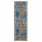 Angeles Non-Slip Foldable Vintage Oriental Distressed Rug FredCo