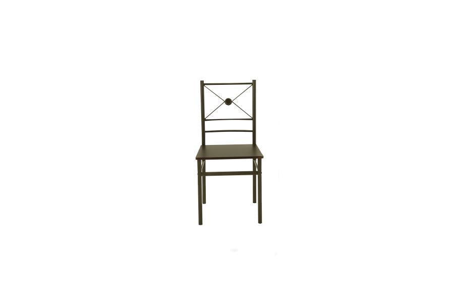 Anna 5-piece Rectangular Dining Set Dark Bronze 100033 Coaster FredCo