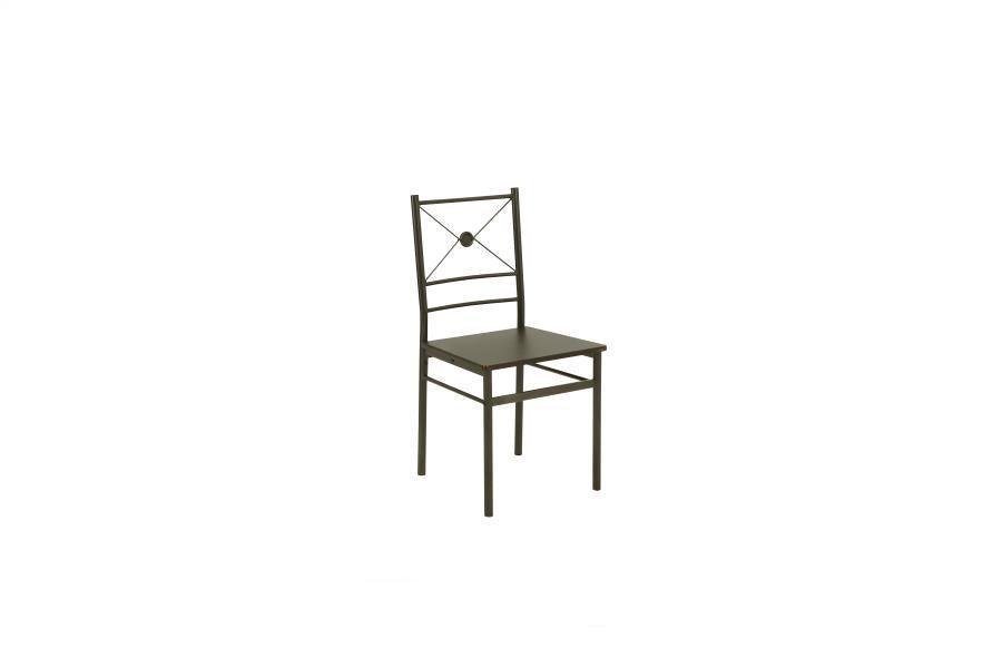 Anna 5-piece Rectangular Dining Set Dark Bronze 100033 Coaster FredCo