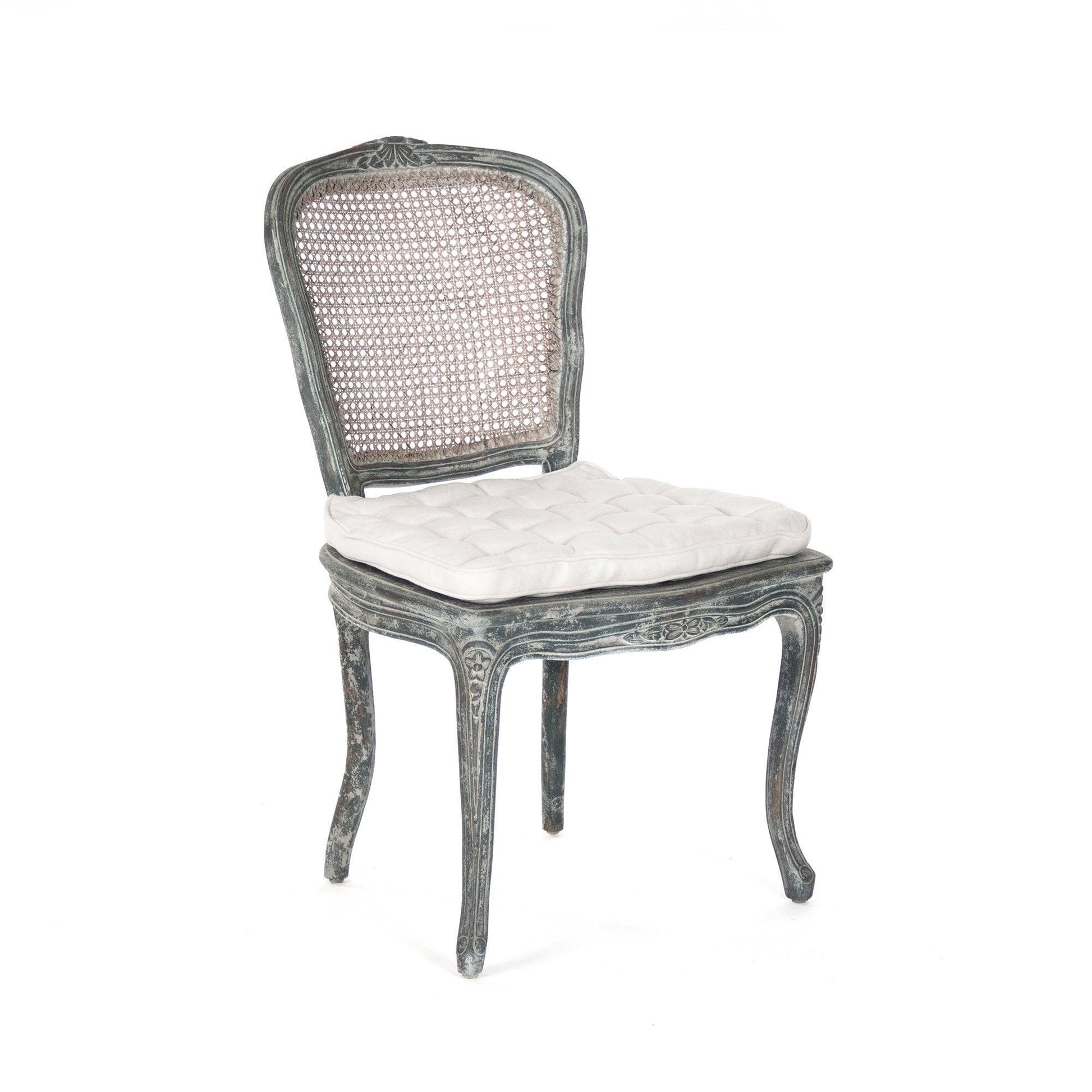 Annette Chair Distressed Blue LI-SH8-22-19-1 Distressed Blue FredCo
