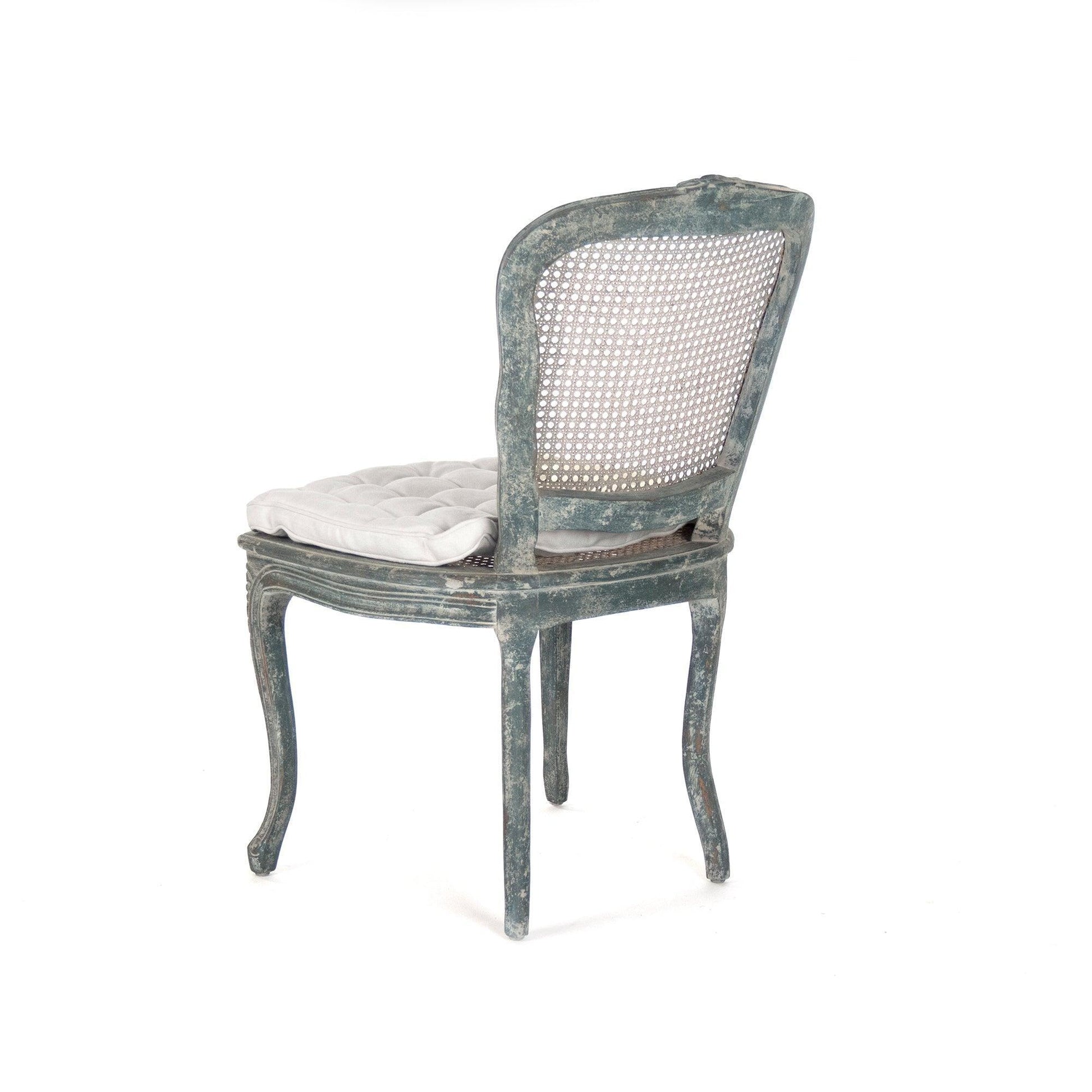 Annette Chair Distressed Blue LI-SH8-22-19-1 Distressed Blue FredCo