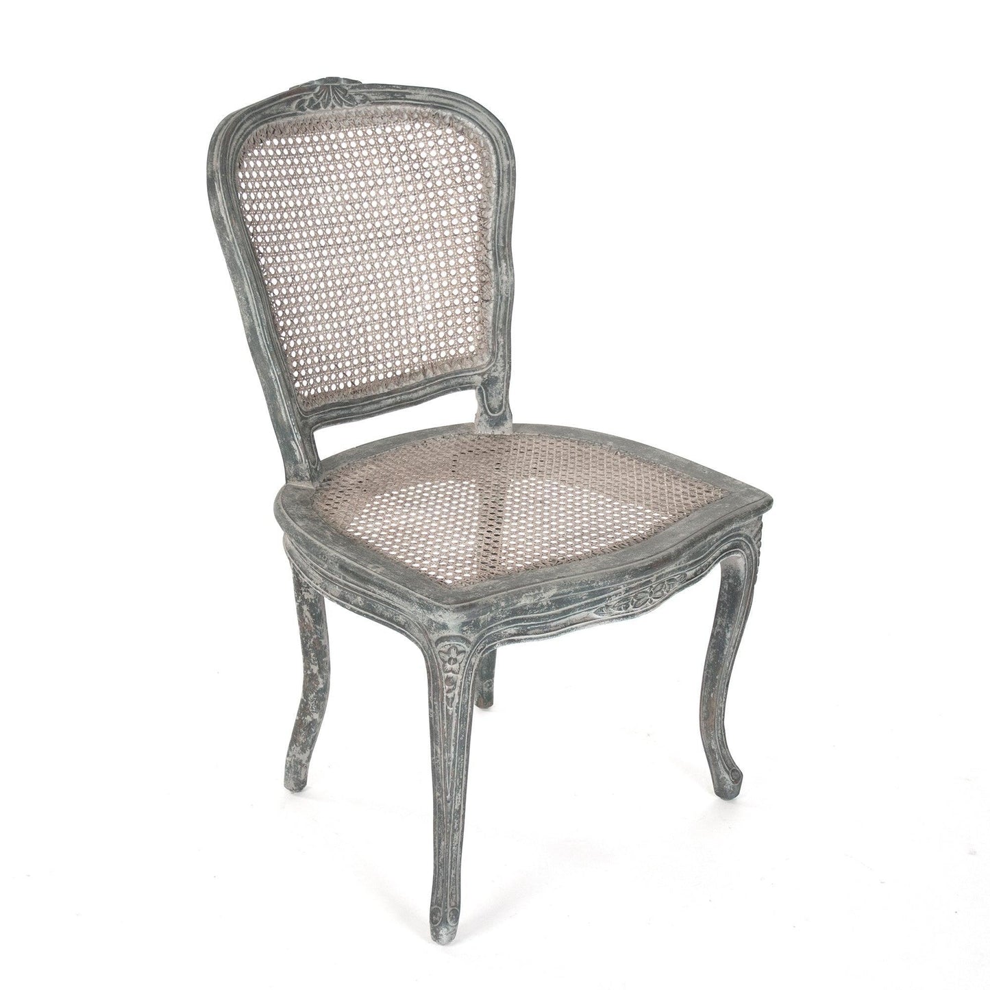 Annette Chair Distressed Blue LI-SH8-22-19-1 Distressed Blue FredCo