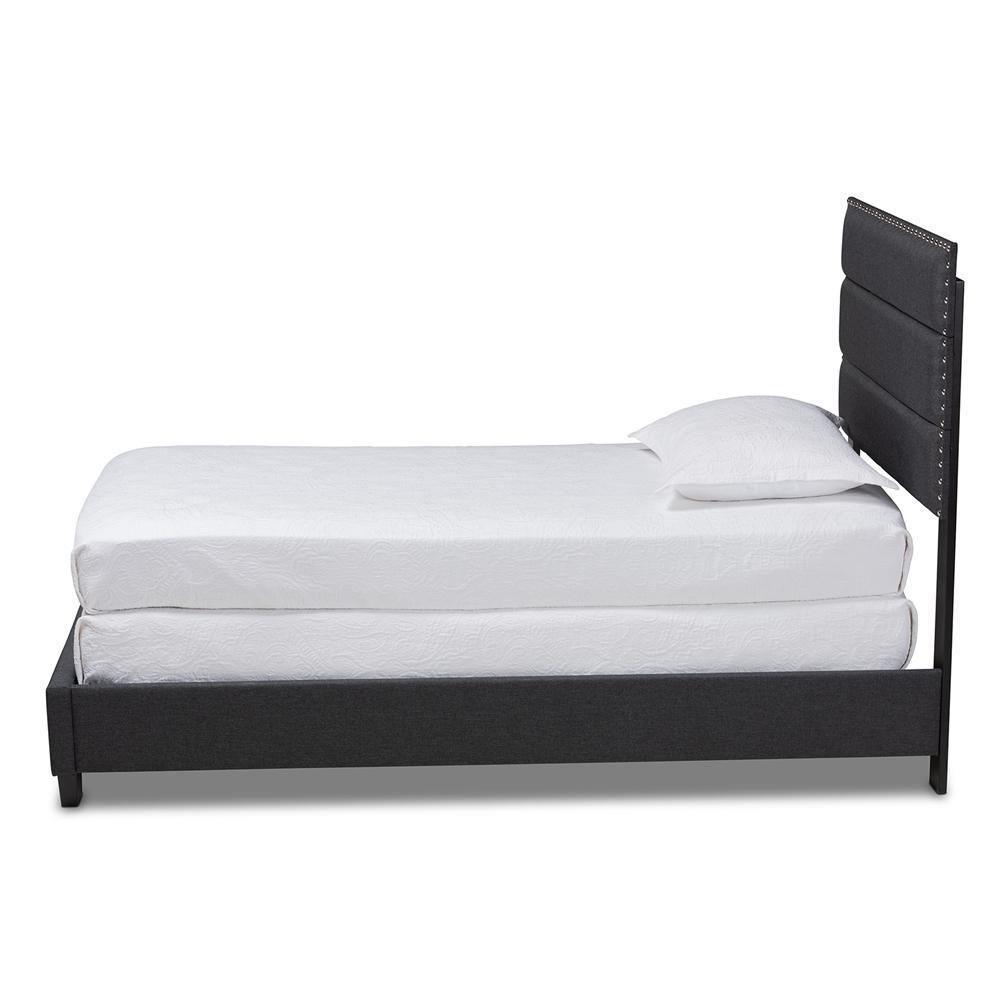 Ansa Modern and Contemporary Fabric Upholstered Bed main image 1