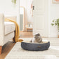 Anti-Slip Dog Bed 19.7" Dia Gray FredCo