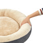 Anti-Slip Dog Bed 19.7" Dia Gray FredCo