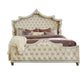 Antonella Upholstered King Tufted Bedroom Set Ivory and Camel Coaster, 4 Piece FredCo