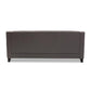 Arcadia Modern and Contemporary Grey Fabric Upholstered Button-Tufted Living Room 3-Seater Sofa FredCo