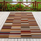 Arden Non-Slip Foldable Weather Resistant Modern Outdoor Rug FredCo