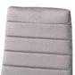 Armand Modern Glam and Luxe Grey Velvet Fabric Upholstered and Gold Finished Metal 4 Piece Dining Chair Set FredCo