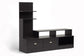 Armstrong Dark Brown Modern TV Stand FredCo