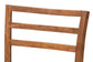 Arthur Mid-Century Modern Walnut Brown Finished Wood and Natural Rattan 2-Piece Dining Chair Set FredCo