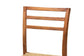 Arthur Mid-Century Modern Walnut Brown Finished Wood and Natural Rattan Counter Stool FredCo