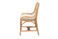Arween Modern Bohemian Natural Brown Rattan Dining Chair FredCo