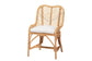 Arween Modern Bohemian Natural Brown Rattan Dining Chair FredCo